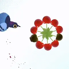 《Crazy Pigeon》休闲节奏类小品，操控鸽子跟着节拍闯关，画风魔性易上手。